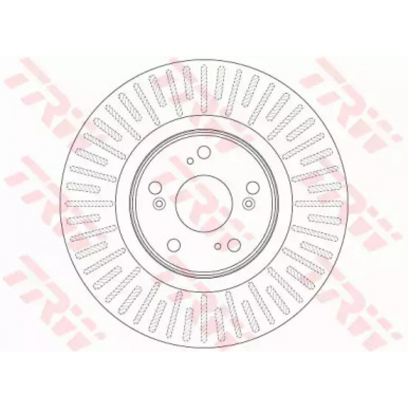 DF6437  TRW - Гальмівний диск — фото товара №2