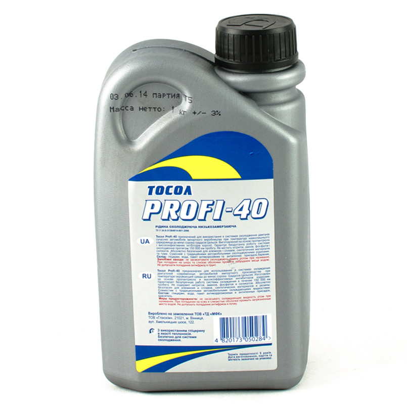 Тосол PROFI -40 (-40 С ), 1кг x6  АКЦІЯ — фото товара №3