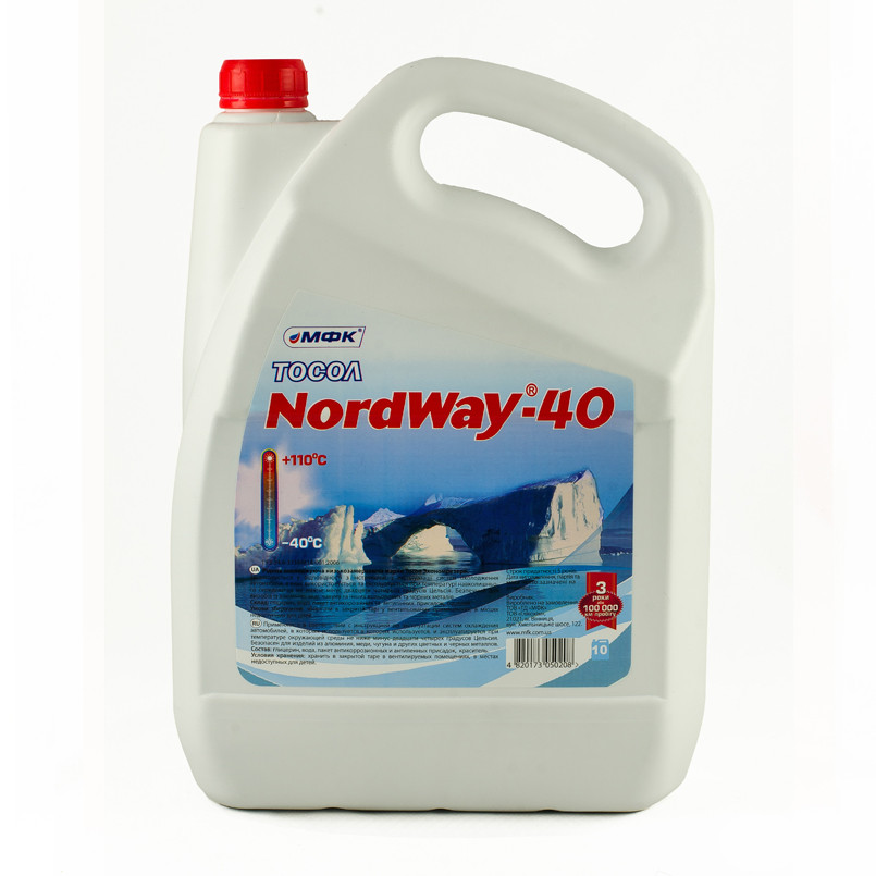 Тосол NordWay-40 ECO (-25С), 8,4кг — фото товара №2