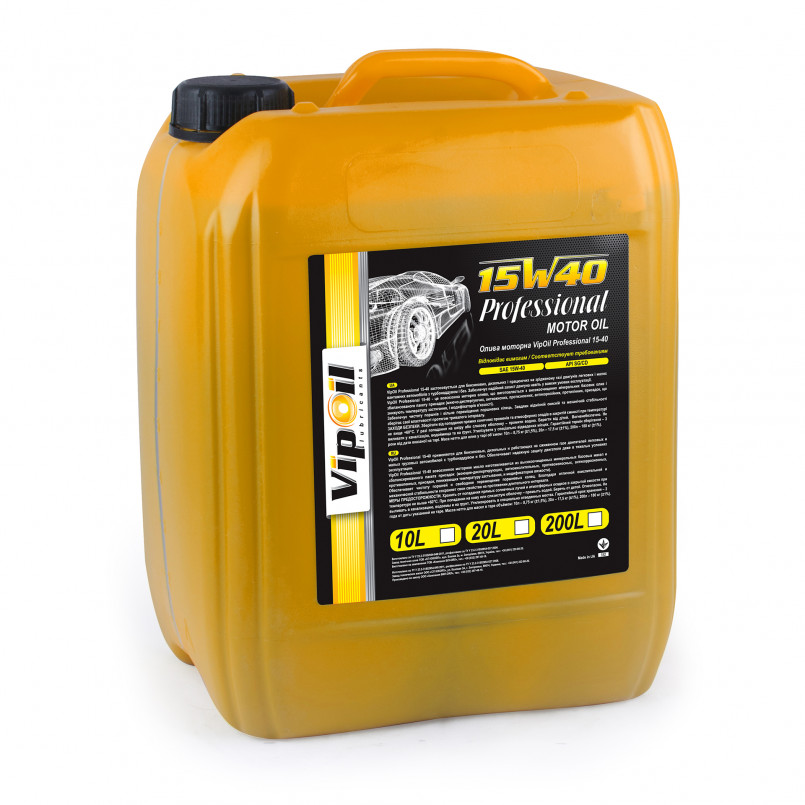 VipOil Professional 15W-40 SG/CD, 10L — фото товара №1