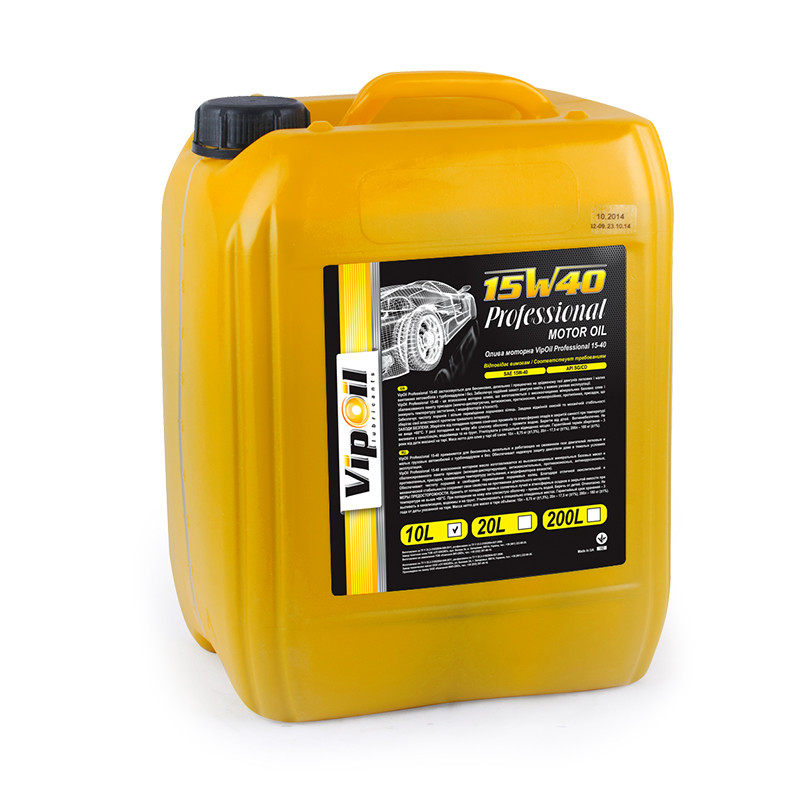 VipOil Professional 15W-40 SG/CD, 10L — фото товара №2