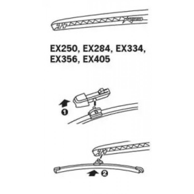 TRICO ExactFit Rear Щітка склоочисника ,задня OEM (280мм) — фото товара №4