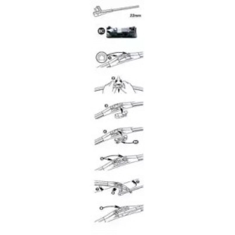 Trico Force Щітка склоочисника ,безкаркасна,мультикріплення  (480мм) — фото товара №14