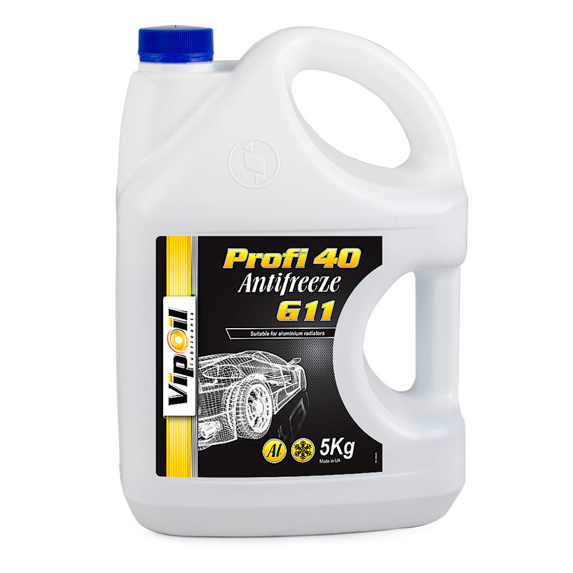 Антифриз VipOil G11 Profi 40 (синій), 5кг х4 — фото товара №2