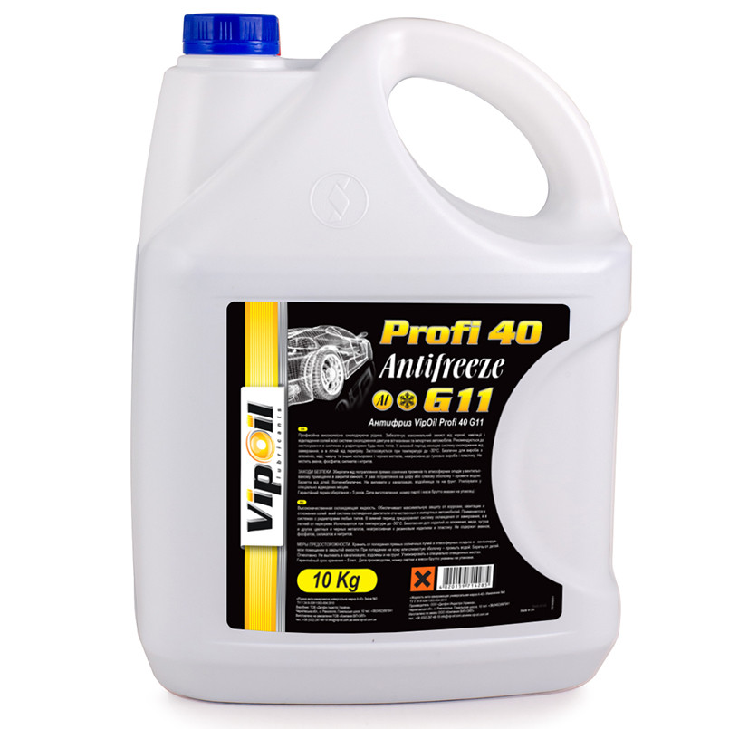 Антифриз VipOil G11 Profi 40 (синій), 10кг х2 — фото товара №2