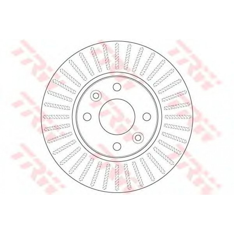 DF6186  TRW - Гальмівний диск — фото товара №1