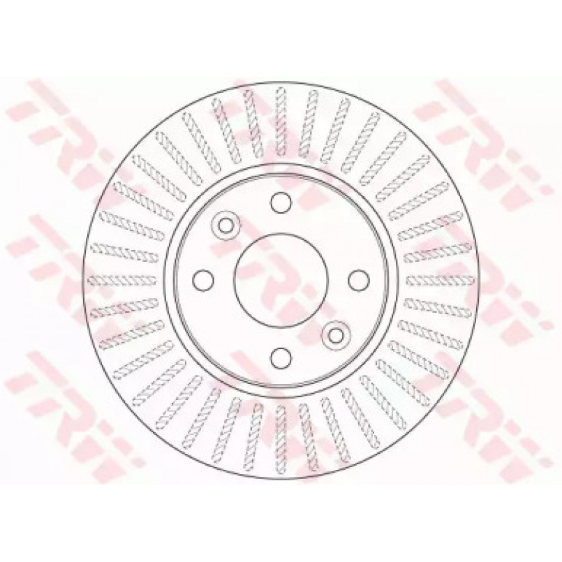 DF6186  TRW - Гальмівний диск — фото товара №2