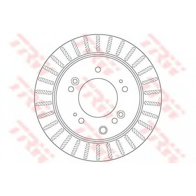 DF6191S  TRW - Гальмівний диск — фото товара №1