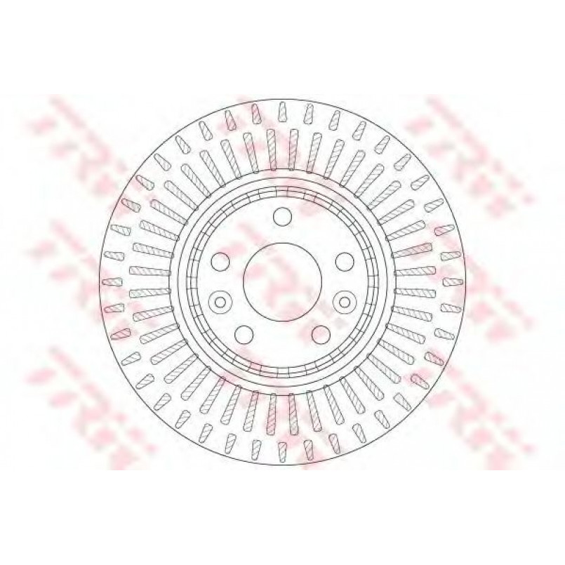 DF6208S  TRW - Гальмівний диск — фото товара №1
