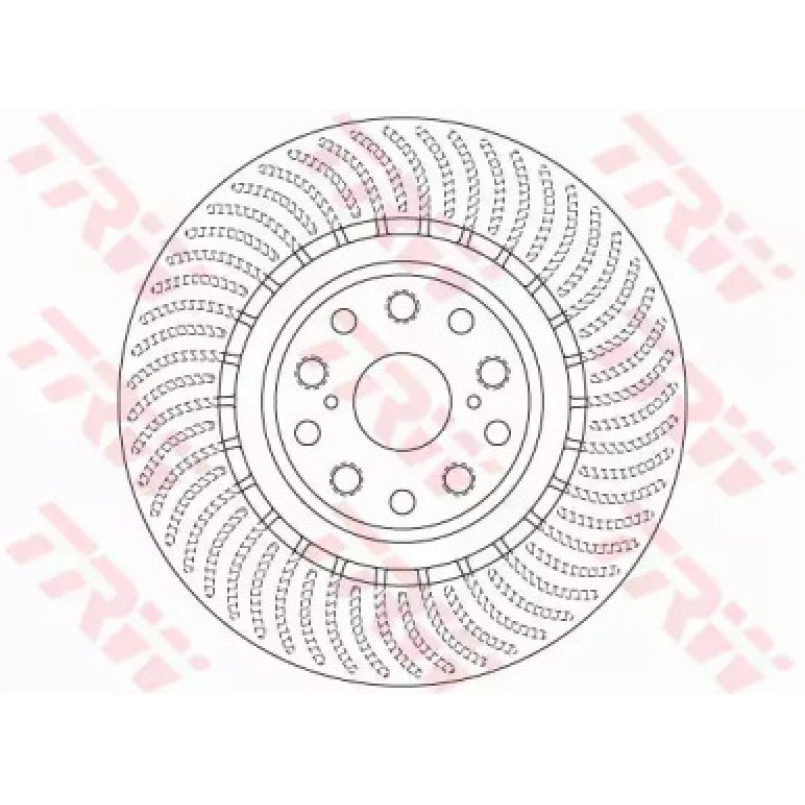 DF6489S  TRW - Гальмівний диск (лівий) — фото товара №2