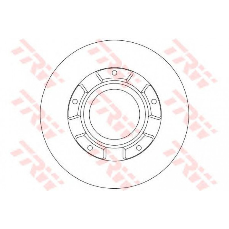 DF6510S  TRW - Гальмівний диск — фото товара №1