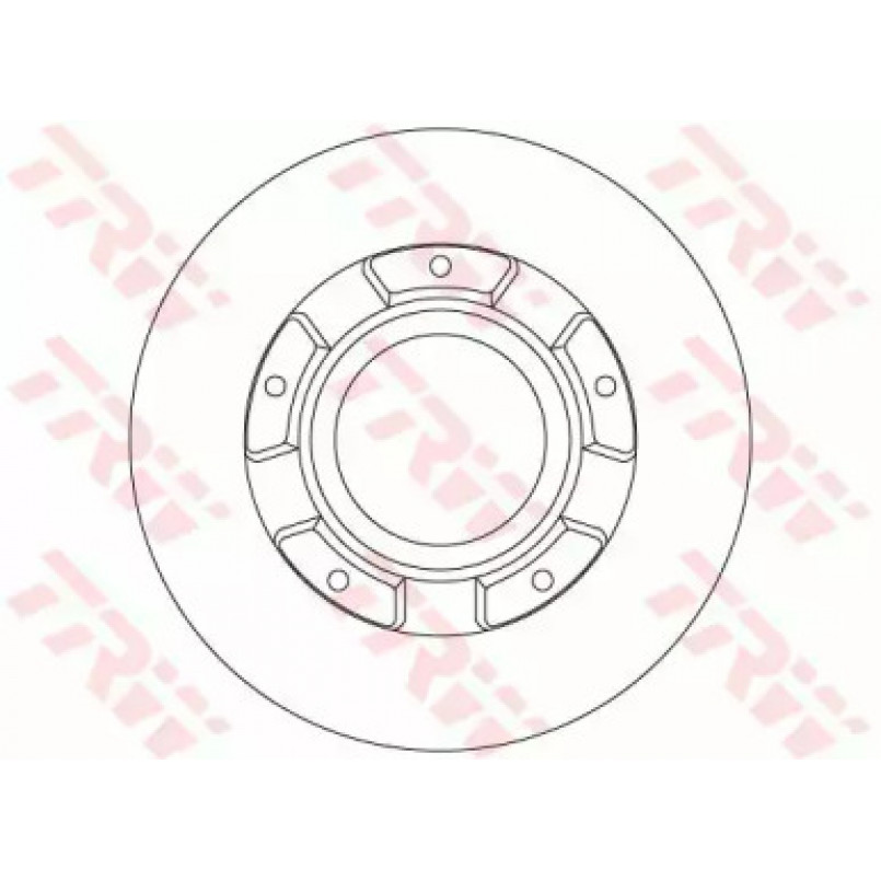 DF6510S  TRW - Гальмівний диск — фото товара №2