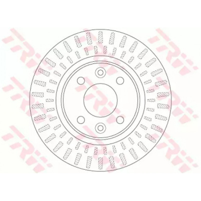DF6534  TRW - Гальмівний диск — фото товара №2
