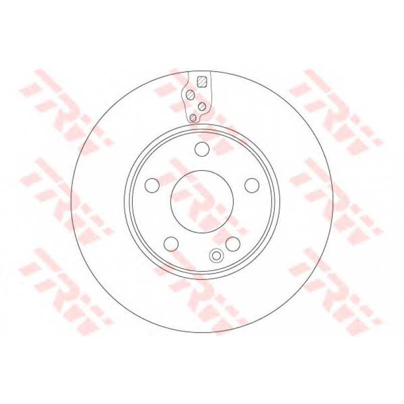 DF6548  TRW - Гальмівний диск — фото товара №1