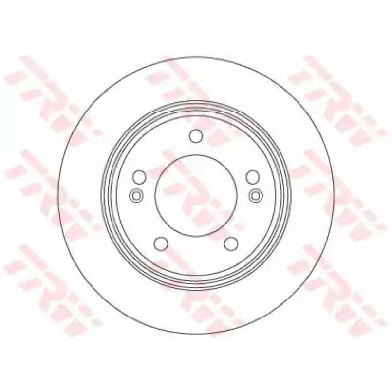 DF6627  TRW - Гальмівний диск — фото товара №2