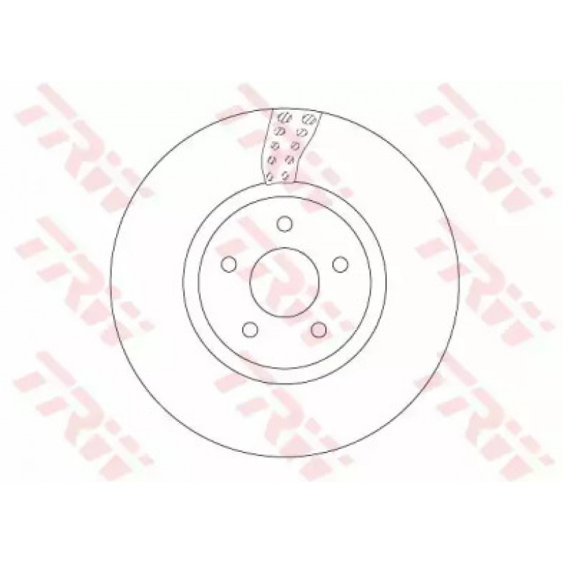 DF6662S  TRW - Гальмівний диск — фото товара №2