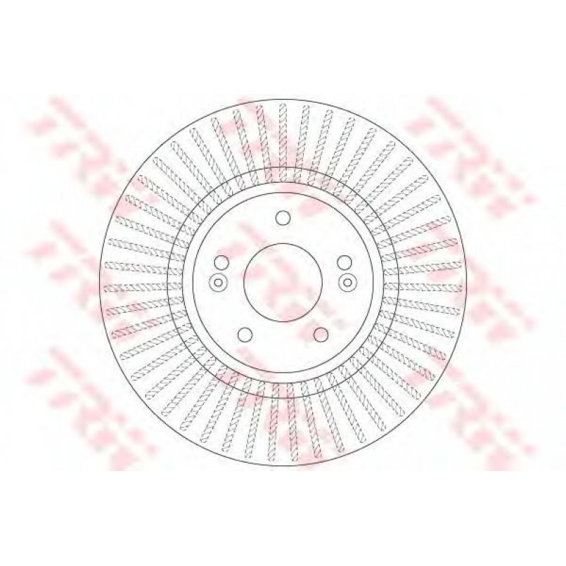 DF7973  TRW - Гальмівний диск — фото товара №1