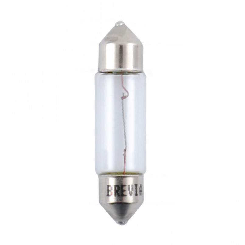 BREVIA Автолампа C5W 12V 5W SV8.5 T11x37 CP HALOGEN — фото товара №2