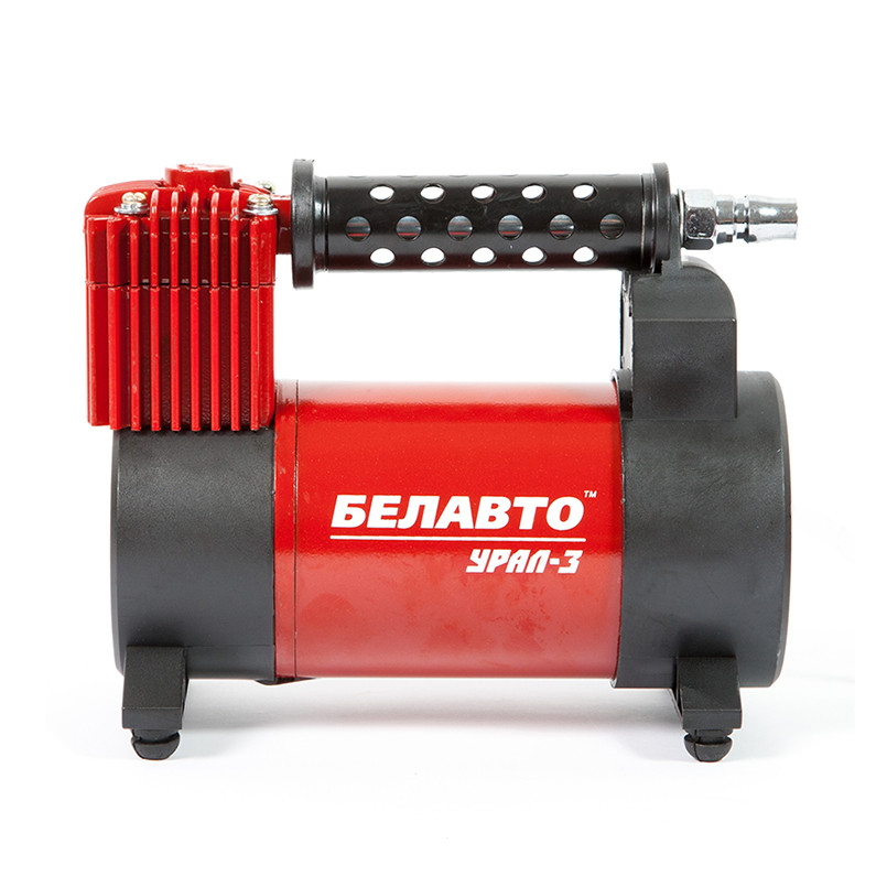 БЕЛАВТО  Компресор автомобільний  УРАЛ-3 із зажимами АКБ (6шт)  — фото товара №1