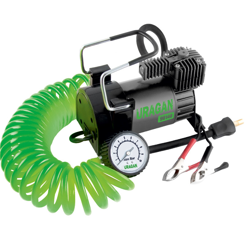 URAGAN  Автомобільний компресор  12В, 10 Атм, 40 л/хв.  — фото товара №1