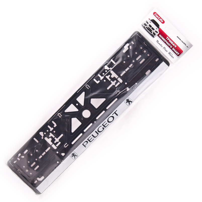 CARLIFE  Рамка під номер, Peugeot  — фото товара №1