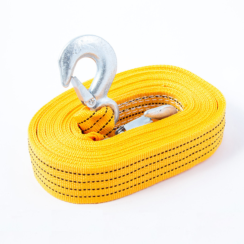 CARLIFE Трос стрічковий, з металевими гачками 4,5т,5м.,сумочка поліетил. — фото товара №1