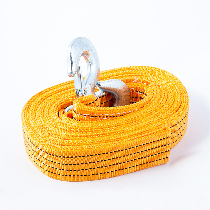 CARLIFE Трос стрічковий, з металевими гачками 6т,5,5м.,сумочка поліетил. — фото товара №1