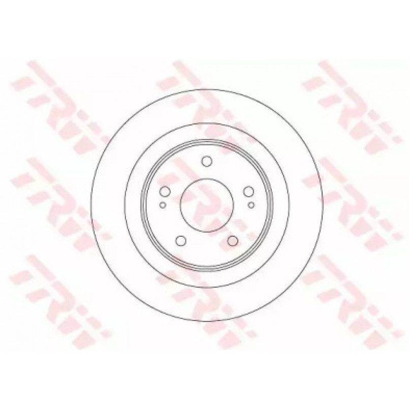 DF6598  TRW - Гальмівний диск — фото товара №2