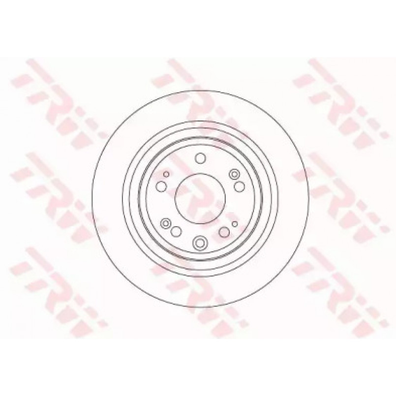 DF6678  TRW - Гальмівний диск — фото товара №2