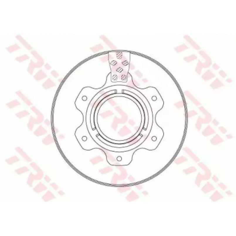 DF6743S  TRW - Гальмівний диск — фото товара №2