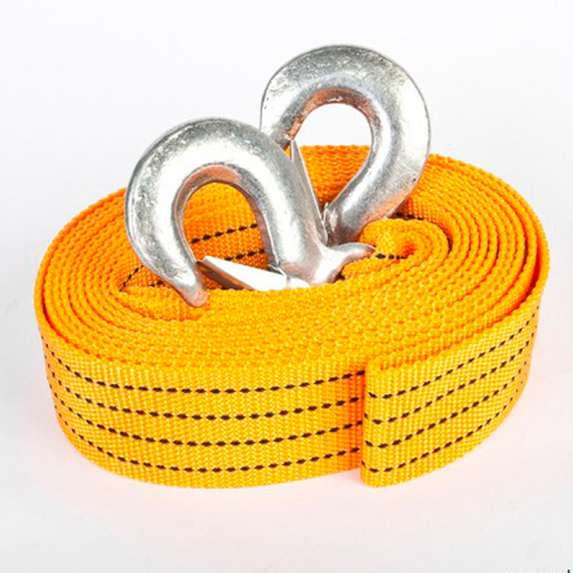 CARLIFE  Трос стрічковий, з металевими гачками 3т,4м.,блістер  — фото товара №1