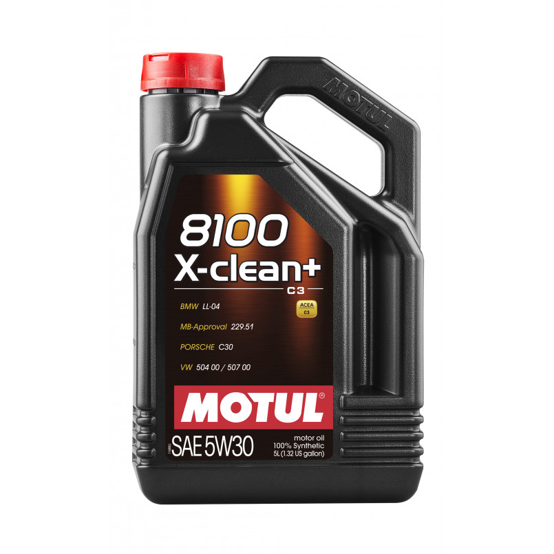 MOTUL 8100 X-clean+ SAE 5W30 4х5 L — фото товара MOTUL 8100 X-clean+ SAE 5W30 4х5 L — фото товара
