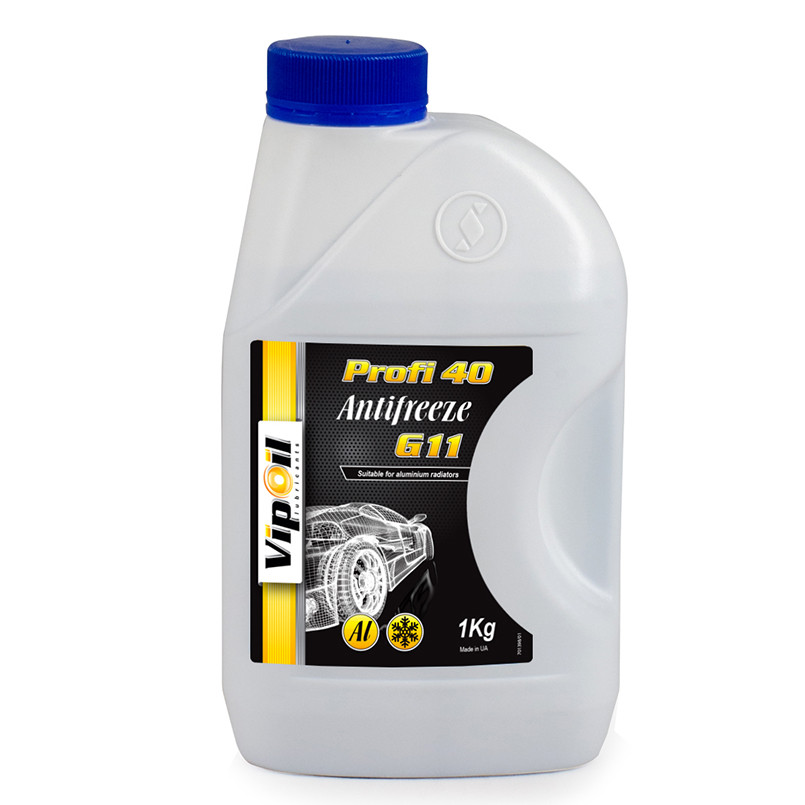 Антифриз VipOil G11 Profi 40 (синій), 1кг х8 — фото товара №2