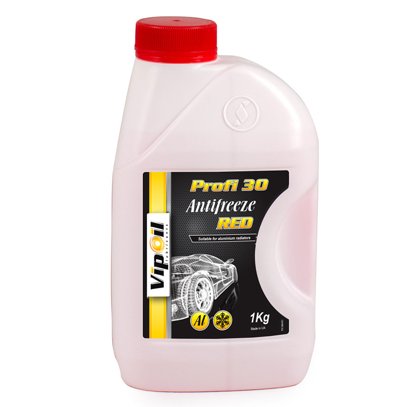 Антифриз VipOil Profi 30 Red (червоний) 1кг х8 — фото товара №2