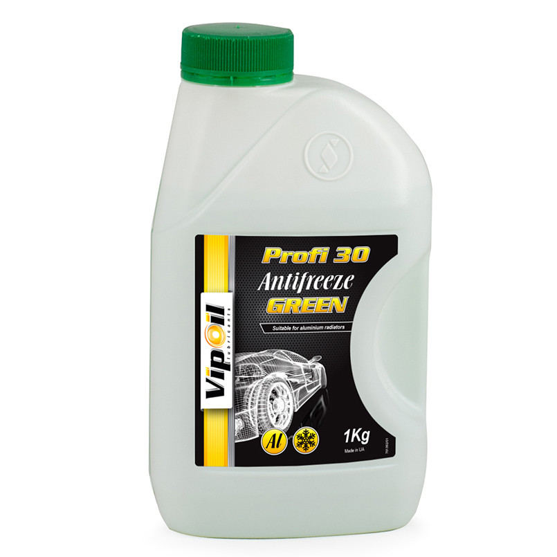 Антифриз VipOil Profi 30 Green (зелений) 1кг х8 — фото товара №2