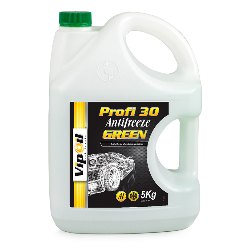 Антифриз VipOil Profi 30 Green (зелений) 5кг х4 — фото товара №2