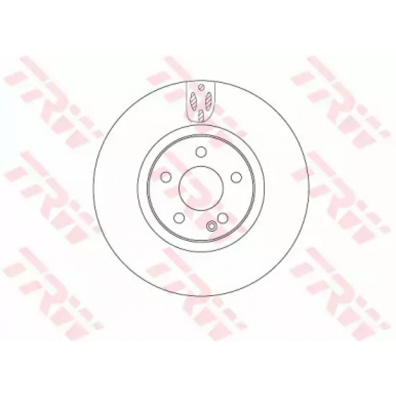 DF6744S  TRW - Гальмівний диск — фото товара №2