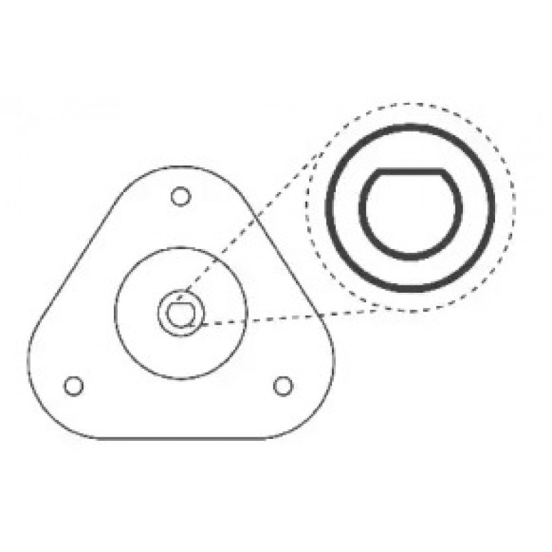 SM5658 KYB - Опора стійки амортизатора — фото товара №3