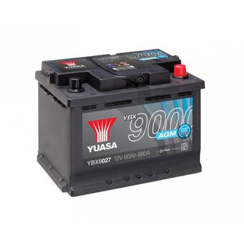 Аккумулятор YBX9027 Yuasa 12V 60Ah 640A — фото товара №1