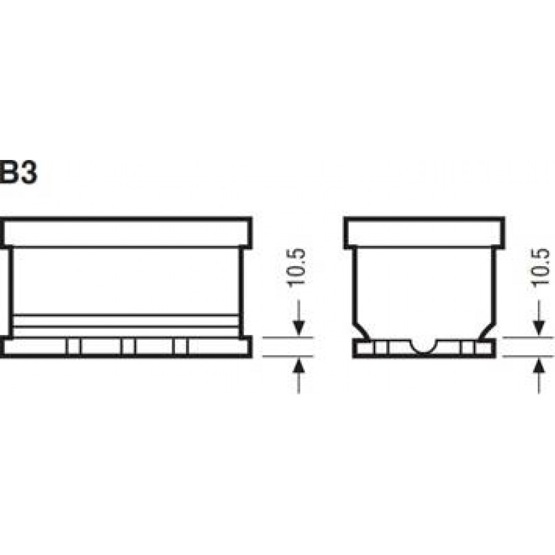 Аккумулятор YBX9027 Yuasa 12V 60Ah 640A — фото товара №4