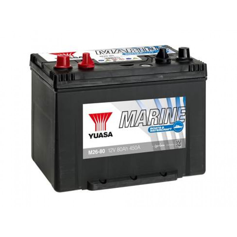 Yuasa 12V 80Ah Marine Battery M26-80S (1) — фото товара №1