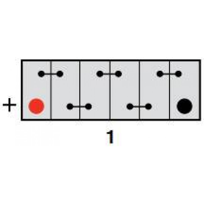 Yuasa 12V 80Ah Marine Battery M26-80S (1) — фото товара №2