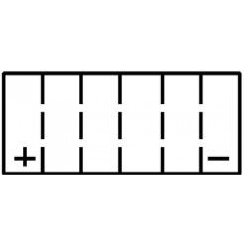 МОТО Yuasa 12V 18,9Ah High Performance MF VRLA Battery AGM YTX20H-BS(сухозаряжений) — фото товара №2