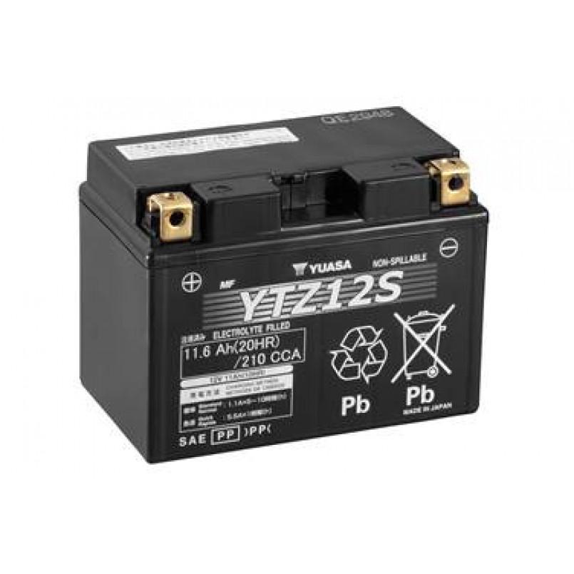 МОТО Yuasa 12V 11,6Ah  High Performance MF VRLA Battery   YTZ12S(GEL) — фото товара №1