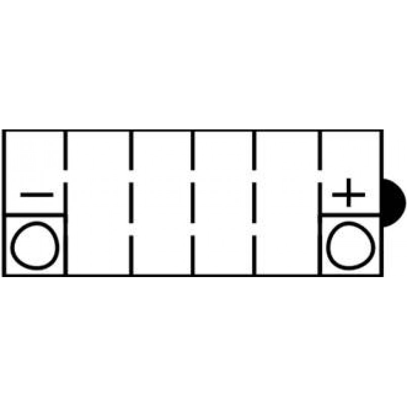 МОТО Yuasa 12V 11,6Ah  YuMicron Battery   YB10L-B(сухозаряжений) — фото товара №2