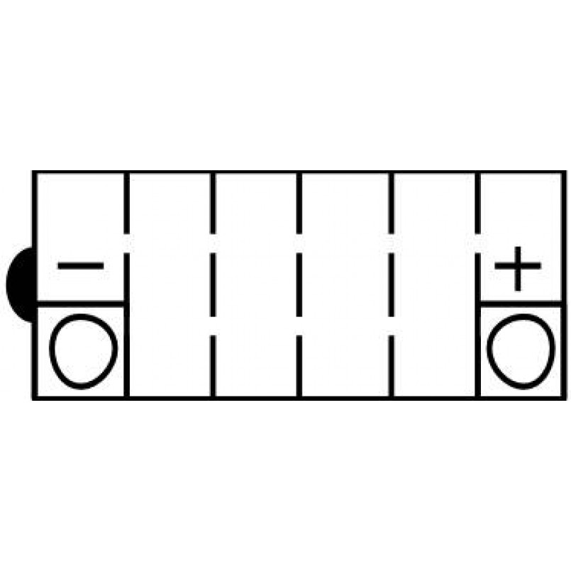 МОТО Yuasa 12V 14,7Ah  YuMicron Battery  YB14L-A2 (сухозаряжений) — фото товара №2