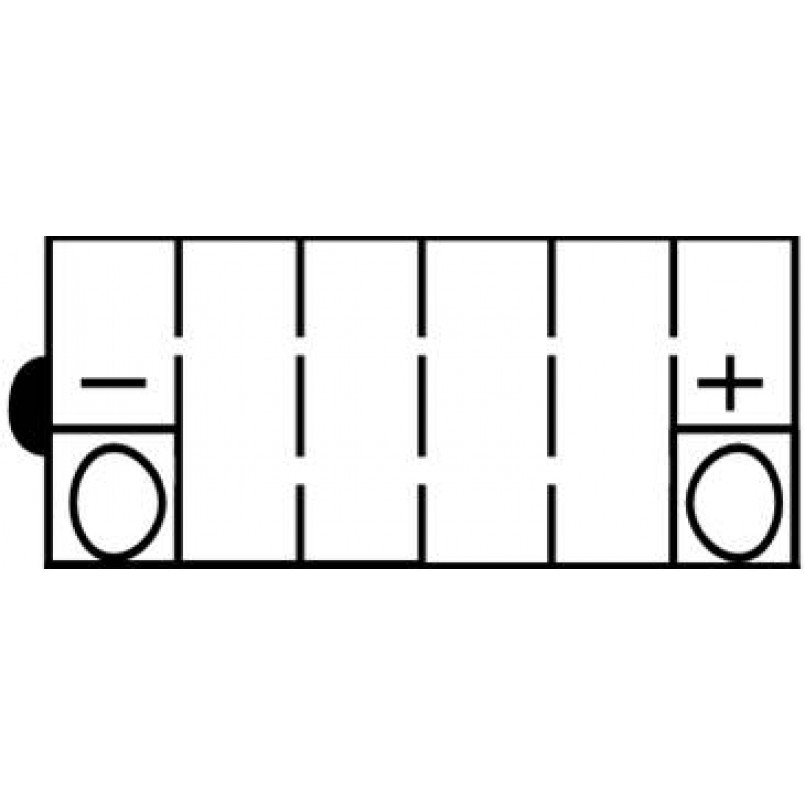МОТО Yuasa 12V 16,8Ah  YuMicron Battery  YB16AL-A2 (сухозаряжений) — фото товара №2