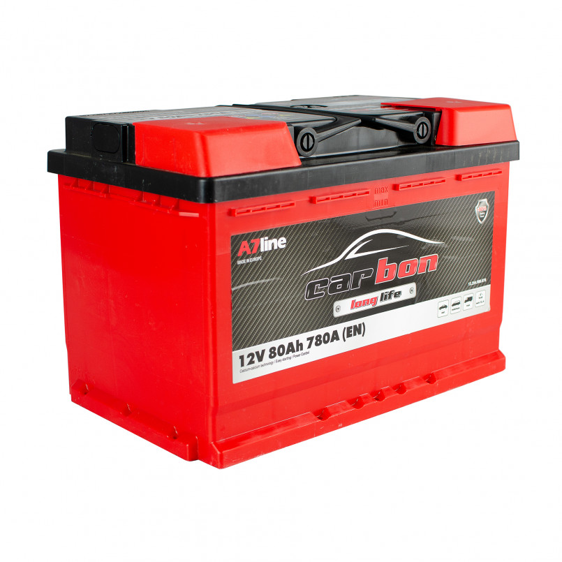 80 Ah/12V CARBON (0) Euro — фото товара №1