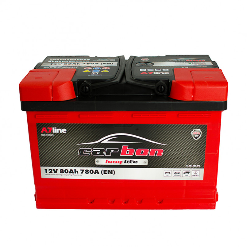 80 Ah/12V CARBON (0) Euro — фото товара №2