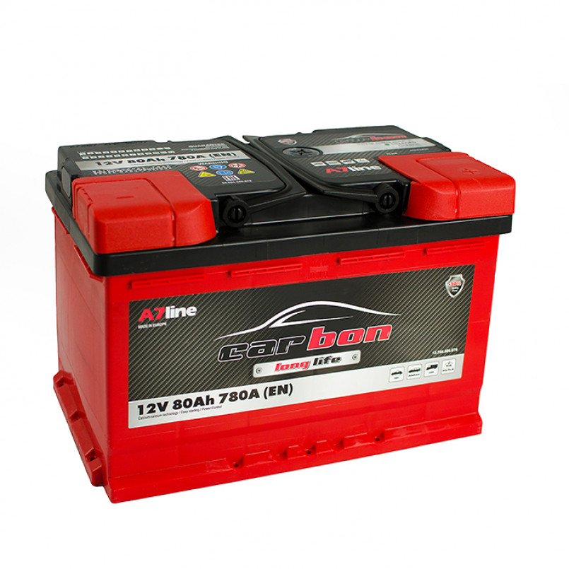 80 Ah/12V CARBON (0) Euro — фото товара №3